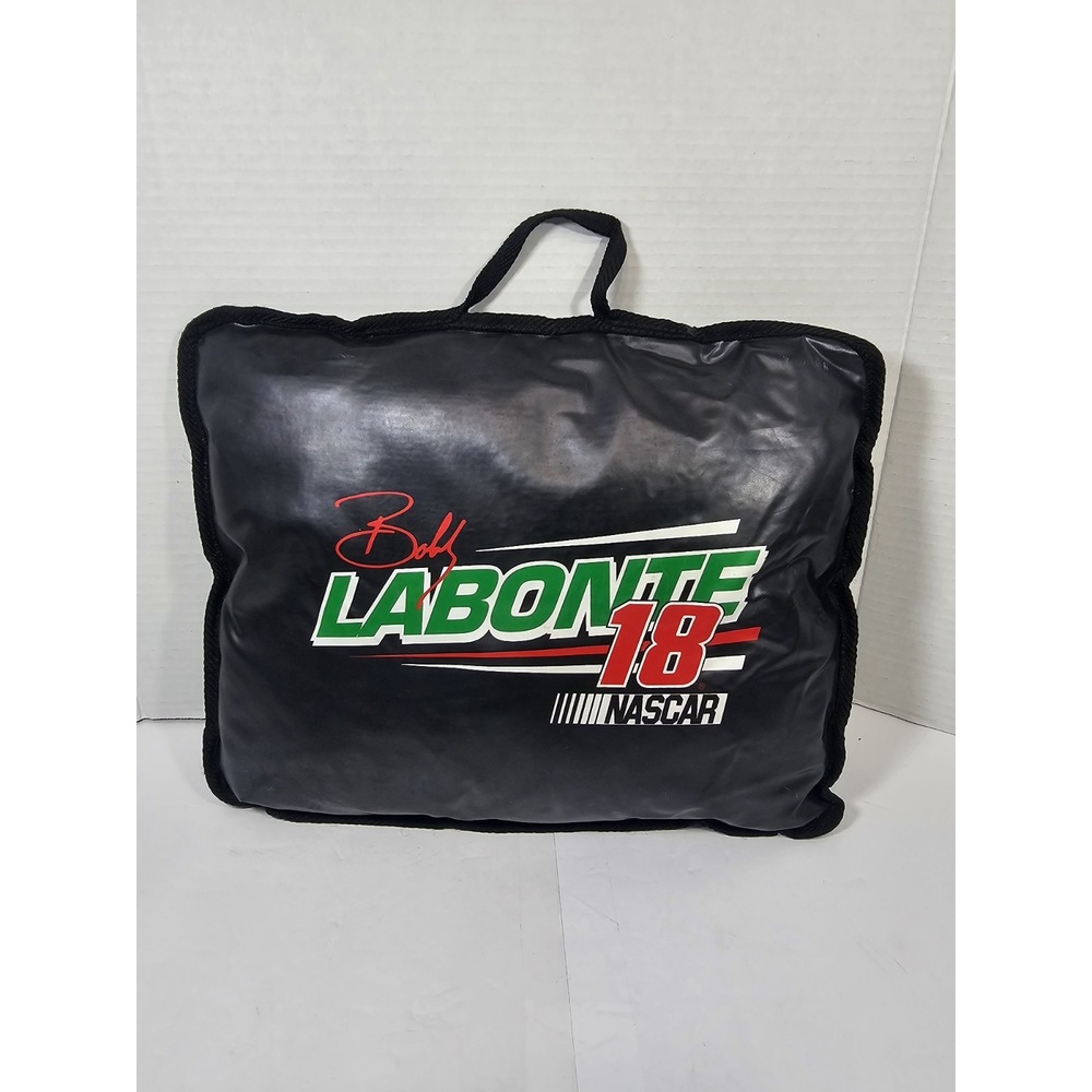 Nascar BOBBY LABONTE #18 Joe Gibbs Racing Pillow Seat Sports Y2k